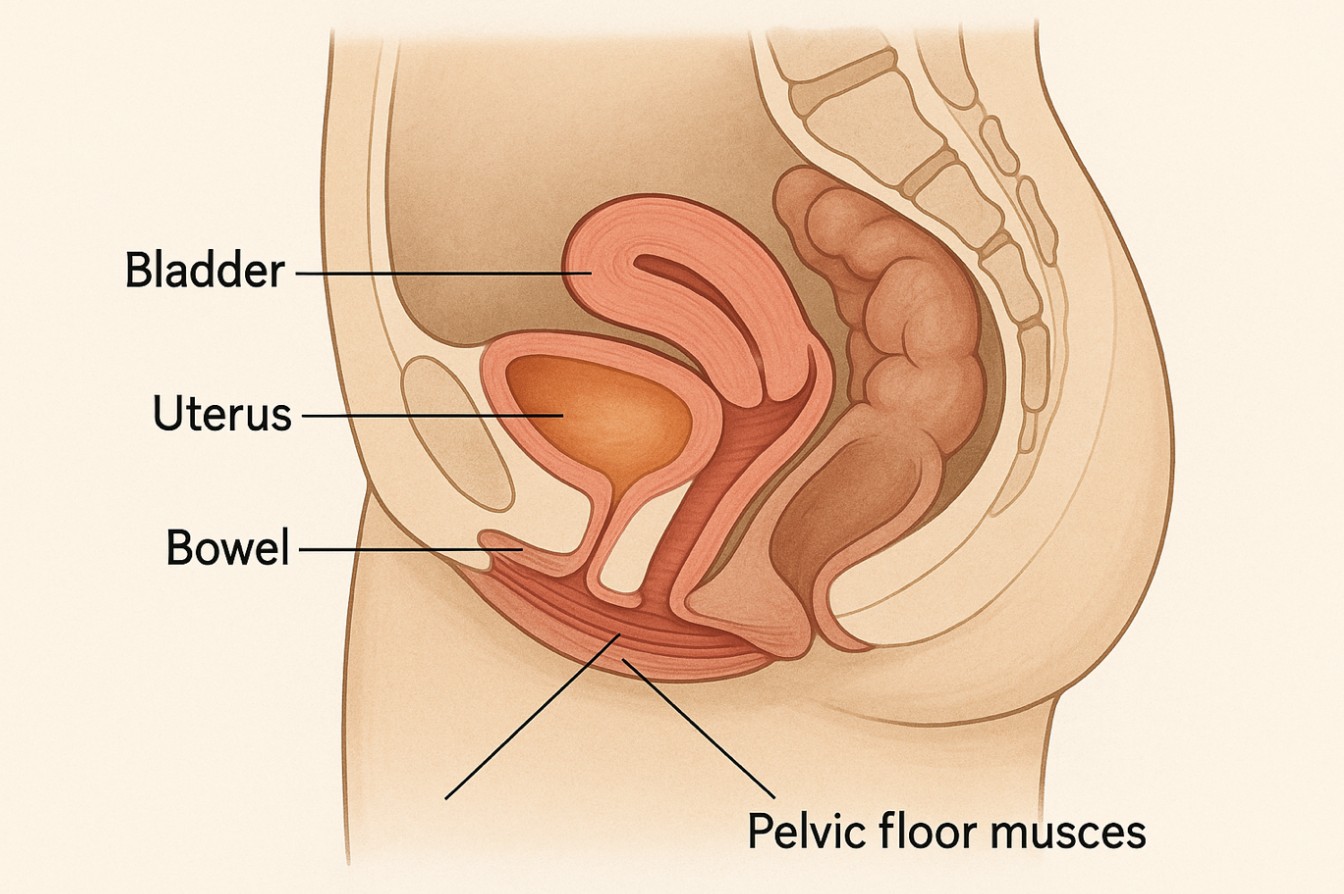 prolapse downward into the vaginal canal