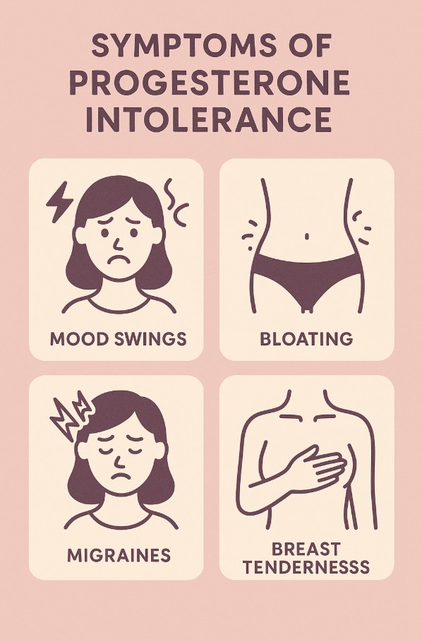 Symptoms of progesterone intolerance