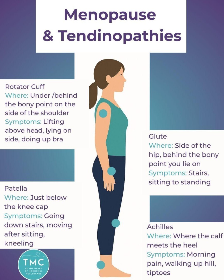 menopause-tendinopathies